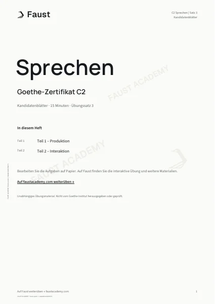 Goethe C2 Sprechen · Übungssatz 03